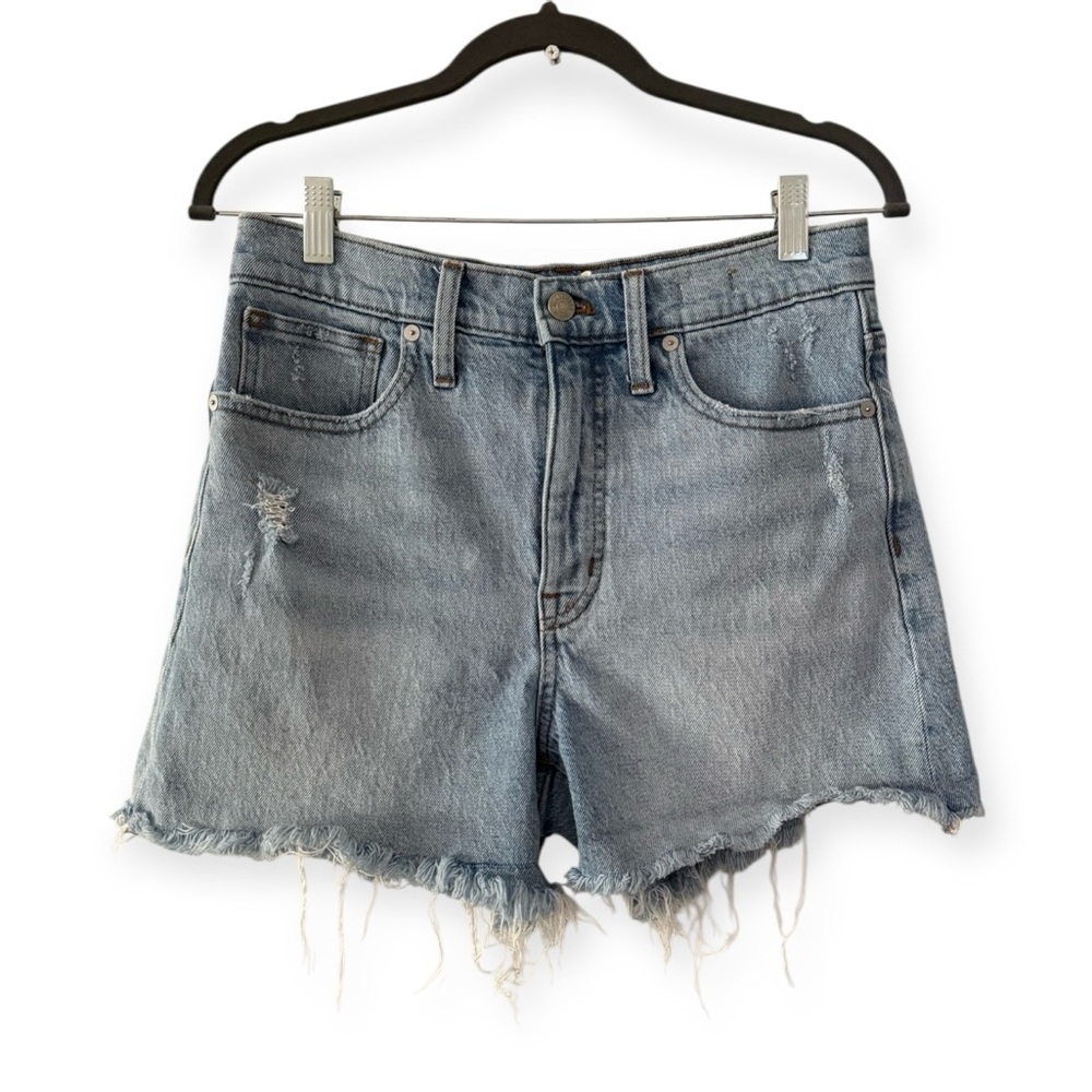 Madewell high rise denim shorts